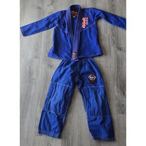 Hawk Jiu Jitsu Blue Gi And Pants Size Youth K2 SET